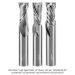 HIGH SPEED STEEL SPIRAL BIT SET, 2-FL, 1/4" SH, 1/4" DIA, 3- PC SET