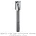 Ultra Shear EXTEND REACH UPCUT, 1/2" Shank, 3/4" D, 2-Flute, SLOW SPIRAL, 1" CL, 3-7/8" OAL