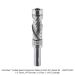 Carbide Head Compression Pattern and Flush Trim Router Bit, 2+2 Flute, 1/2" Shank, 3/4" Diameter, 1-5/8" Cutting Length