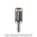 Carbide-Tipped Alternating Shear Pattern Flush Trim Bit, 4-Flute, Dual Bearing, 1/2"SH, 1-1/8"D, 1-1/4"CL