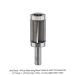 Carbide-Tipped Alternating Shear Pattern Flush Trim Bit, 4-Flute, Dual Bearing, 1/2"SH, 1-1/8"D, 2"CL