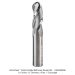 Ultra-Shear Solid Carbide Ball Nose, 1/2" Shank, 1/2" Diameter, 3-Flute, 1" Cut Length, 3" Overall Length