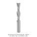 Spiral Downcut 2-Flute Router Bit, 1/2” OAD, 2” CEL, 1/2” SHANK, 4” OAL