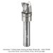 Ultra-Shear 3-Flute Carbide Head, Clearing & Pattern Router Bit, Upcut, 8mm Shank, 16mm Dia., 16mm length of cut, 73mm Overall Length
