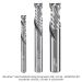 SOLID CARBIDE MORTISING COMPRESSION CNC 3-PC SET
