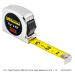 U.S. Tape Classic ABS Chrome Tape Measure 3/4” x 12’