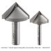 Ultra-Shear, 2-Flute Carbide Tipped Router Bit, Folding Miter Bit, 2-pc Set