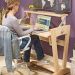 Woodsmith Adjustable Desk Premium Shop Drawings Supplement – 11” x 17” PDF Download