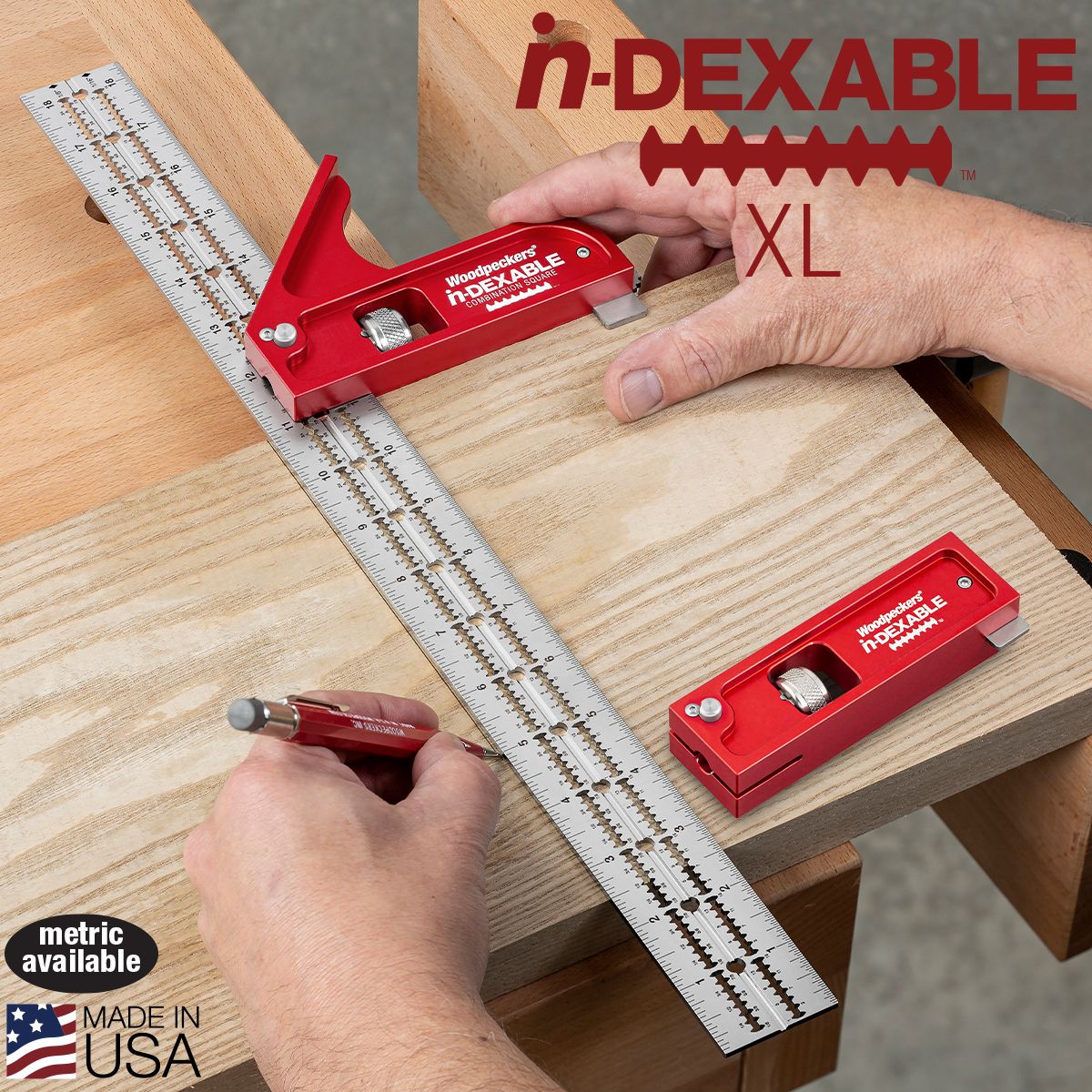 inDexable XL Combination Square System | Woodpeckers