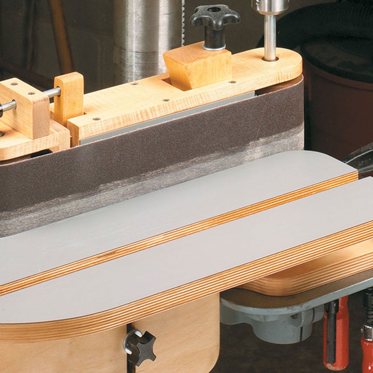 Woodsmith Drill Press Belt Sander Plan