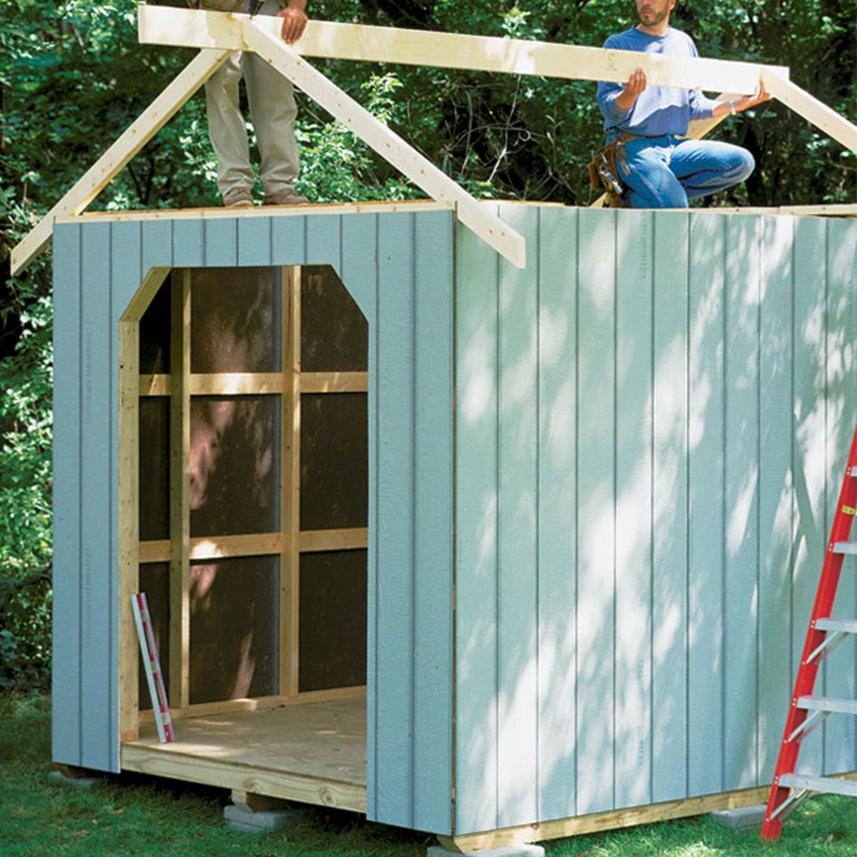 Woodsmith Garden Tool Shed Plan, image size:1200x1200