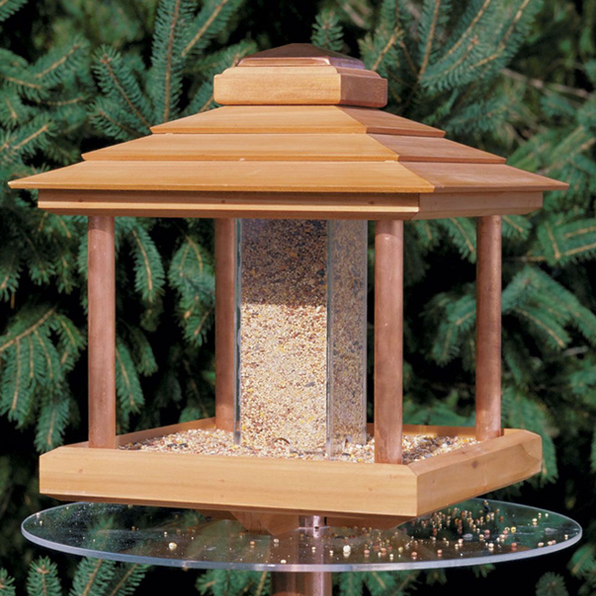 woodsmith cedar bird feeder plan