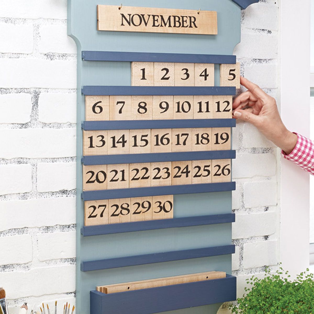 Woodsmith Perpetual Wall Calendar Plans | Woodpeckers