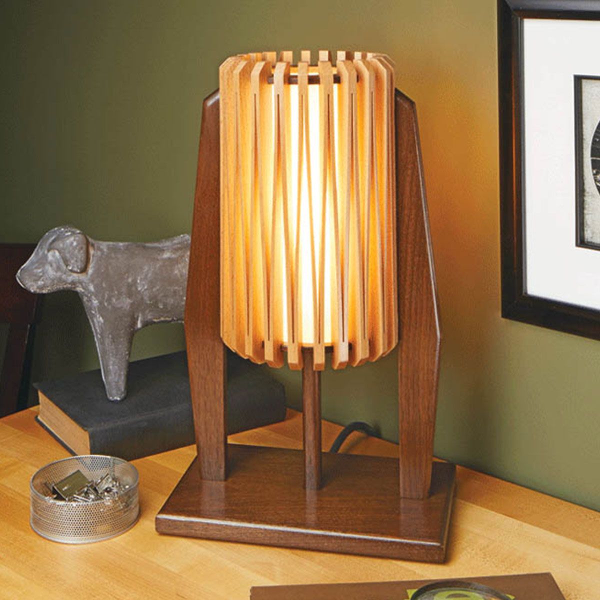 Woodsmith Magazine Modern Desk Lamp Plans | Woodpeckers, image size:1200x1200