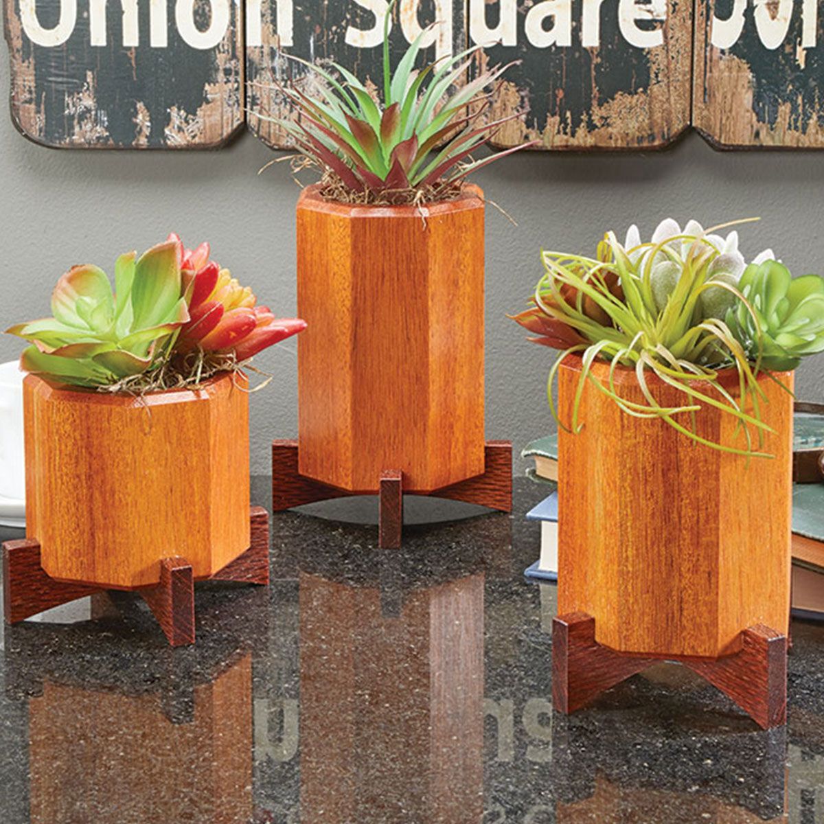 Woodsmith Magazine Succulent Plant Stands Plans | Woodpeckers