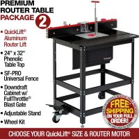 premium router table package #4