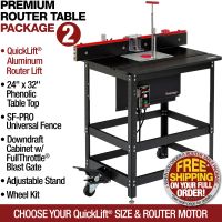 premium router table package #4