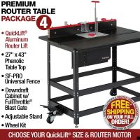 router table package #4 with quicklift