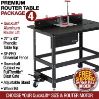router table package #4 with quicklift