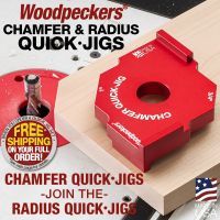 Finished chamfer cut with Chamfer Quick Jig and Woodpeckers Router Table.
