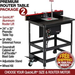 premium router table package #4