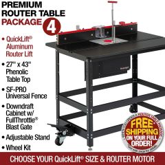 router table package #4 with quicklift