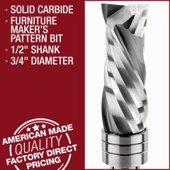 compression pattern router bit