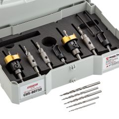 Amana Tool 12-Piece Countersink Set in Tanos Case