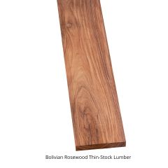 Bolivian Rosewood (Pau Ferro) Exotic Thin Stock