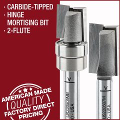 Carbide Tipped Hinge Mortising Bit