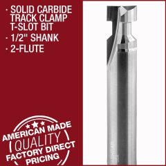 Track Clamp T-Slot, 2-Flute