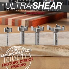 Ultra-Shear Carbide-Tipped Spoilboard Bits
