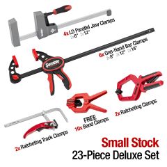 Small Stock 26-Pc Clamp Set