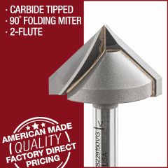 Ultra-Shear Folding Miter Bits