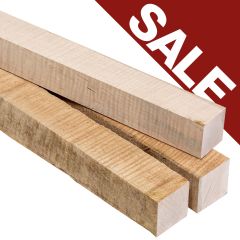 Curly Maple Rough Spindle Stock 