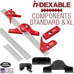 All components of the in-DEXABLE Combination Square System

