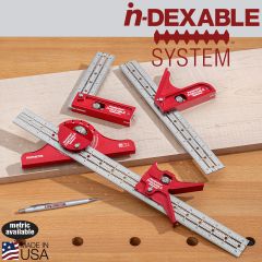 All components of the in-DEXABLE Combination Square System
