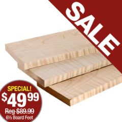 Curly Soft Maple Project Packs
