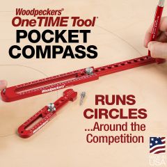 Standard and XL Pocket Compass shown on board with XL in use.