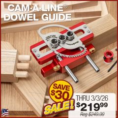 Cam-A-Line Dowel Guide