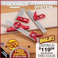 All components of the in-DEXABLE Combination Square System
