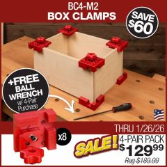 woodworking box clamps