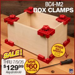 woodworking box clamps