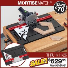 mortise match - like a router table for your domino