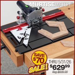 mortise match - like a router table for your domino