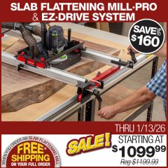 Woodpeckers Slab Flattening Mill Pro