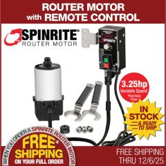 SpinRite Router Motor with Remote Control