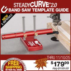 SteadyCurve 2.0 Magnetic Band Saw Template Guide