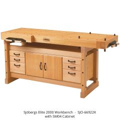 Sjobergs Elite 2000 Workbench with Cabinet Combo