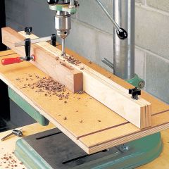 Woodsmith Drill Press Table & Fence Plan
